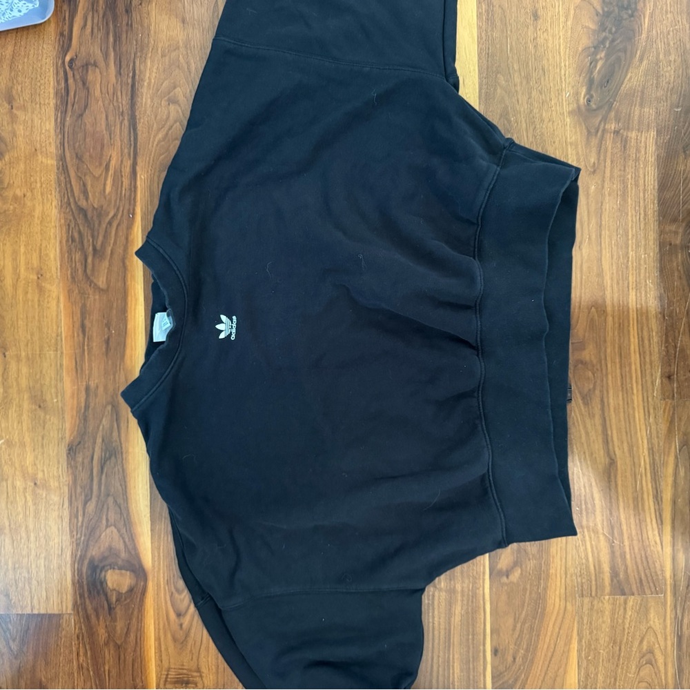 Adidas Black Crewneck Sweatshirt